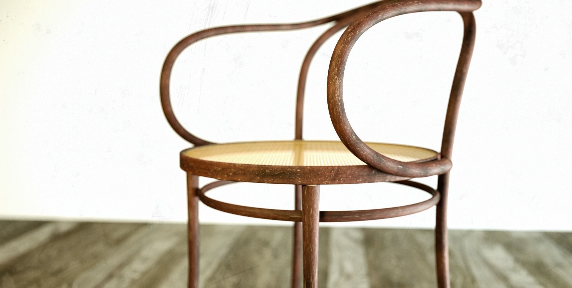 Viennese Art Nouveau Chair Free 3D model_3