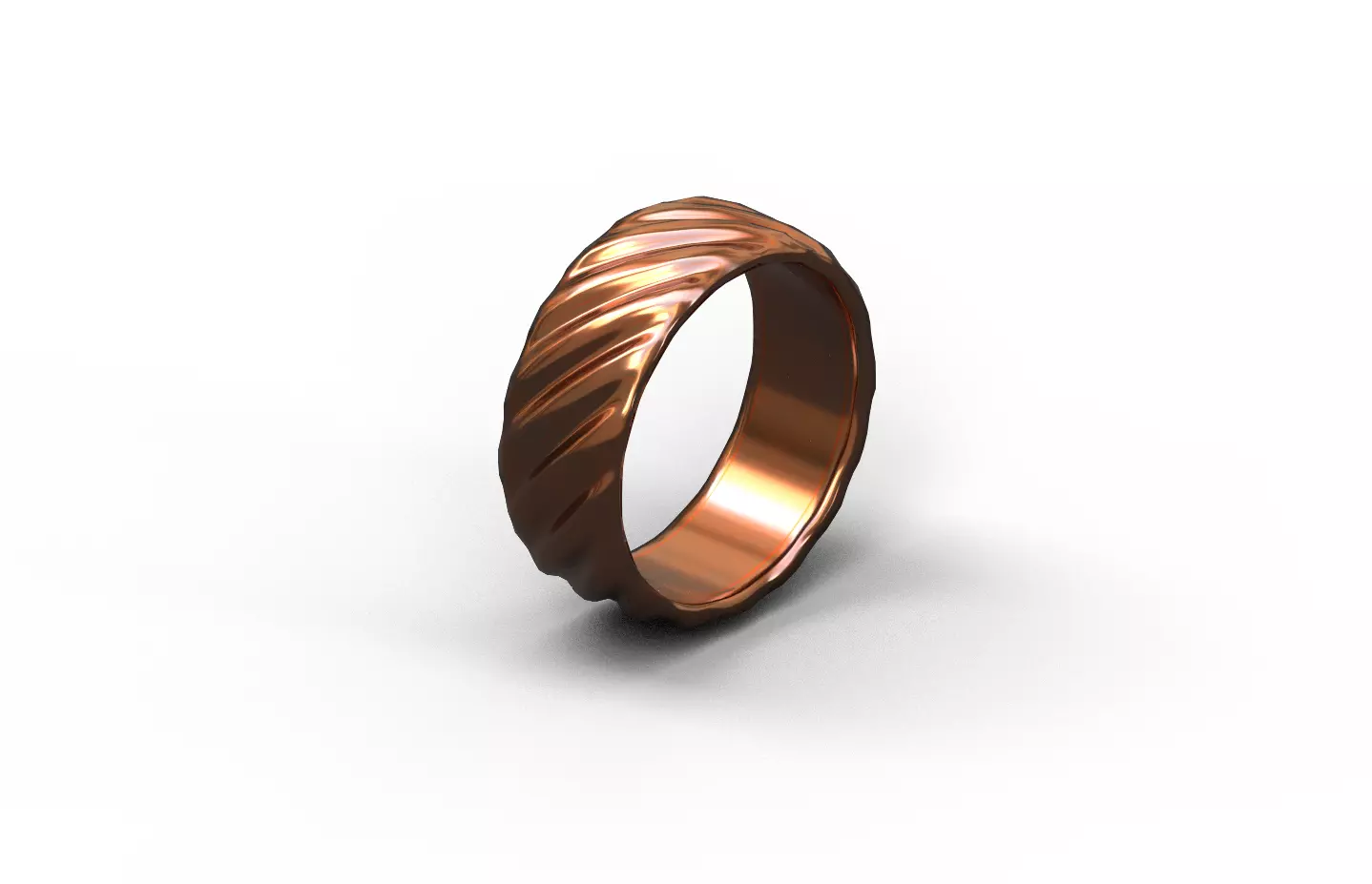 High-Quality 3D Ring Model Low-poly 3D model_0