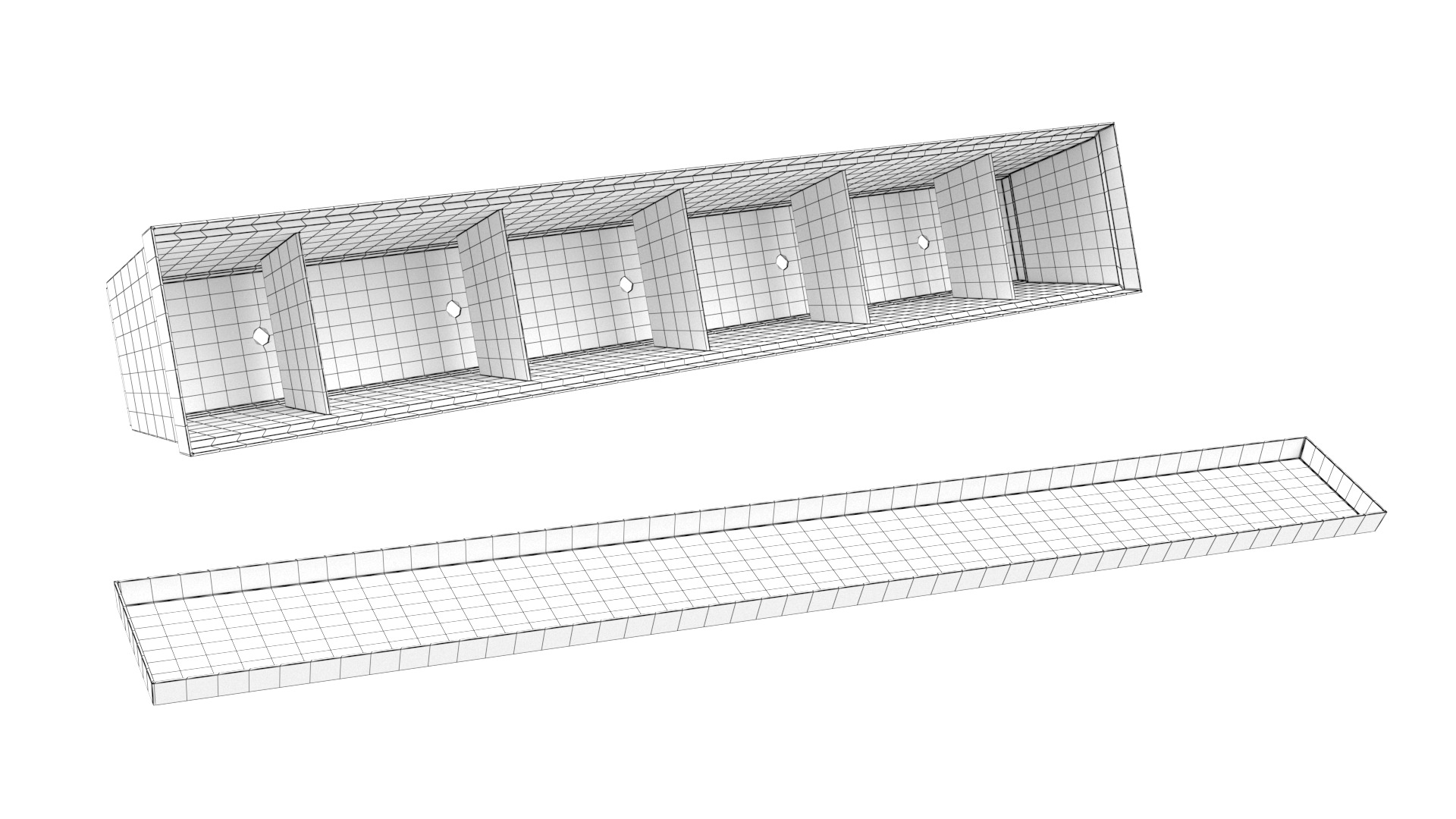 Flower pot 04 3D model_13