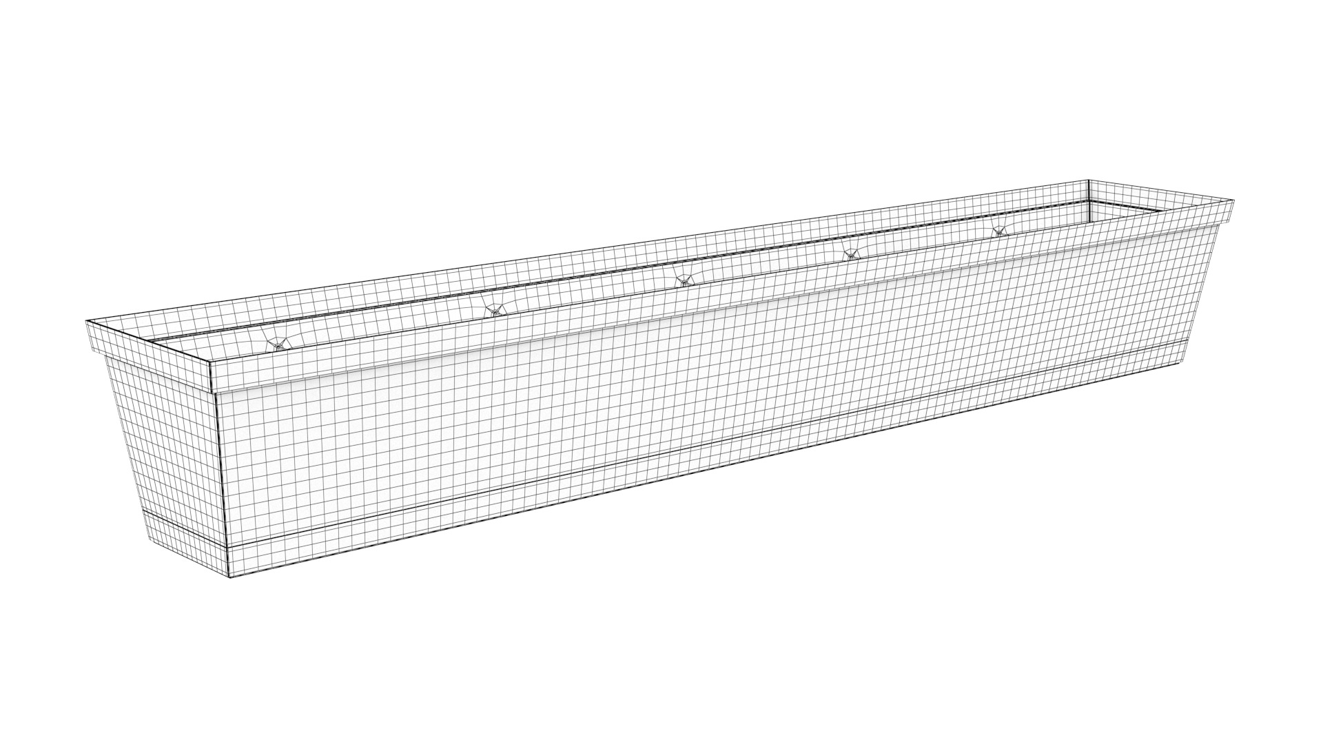 Flower pot 04 3D model_12