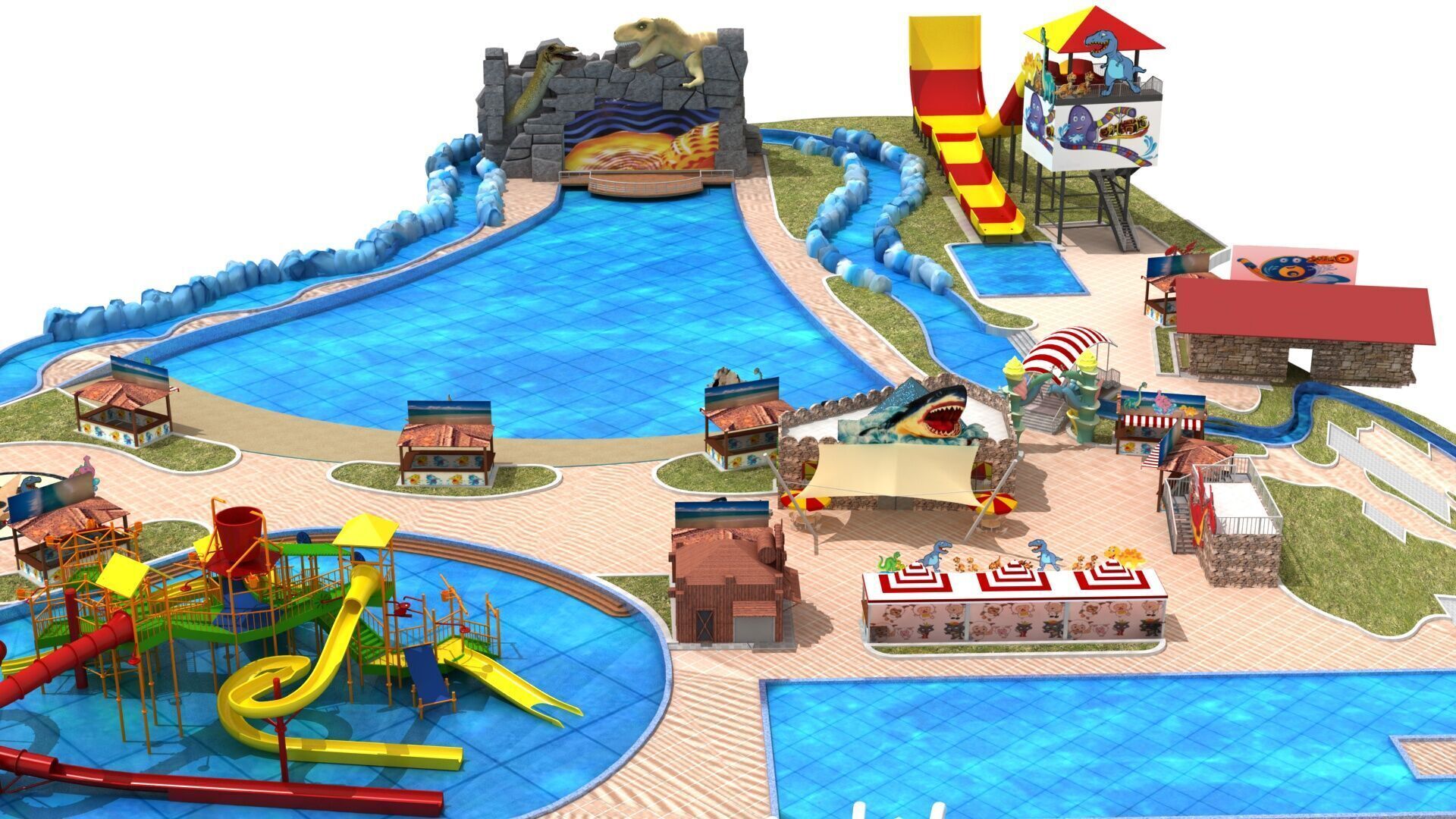 WaterPark 3D model_3