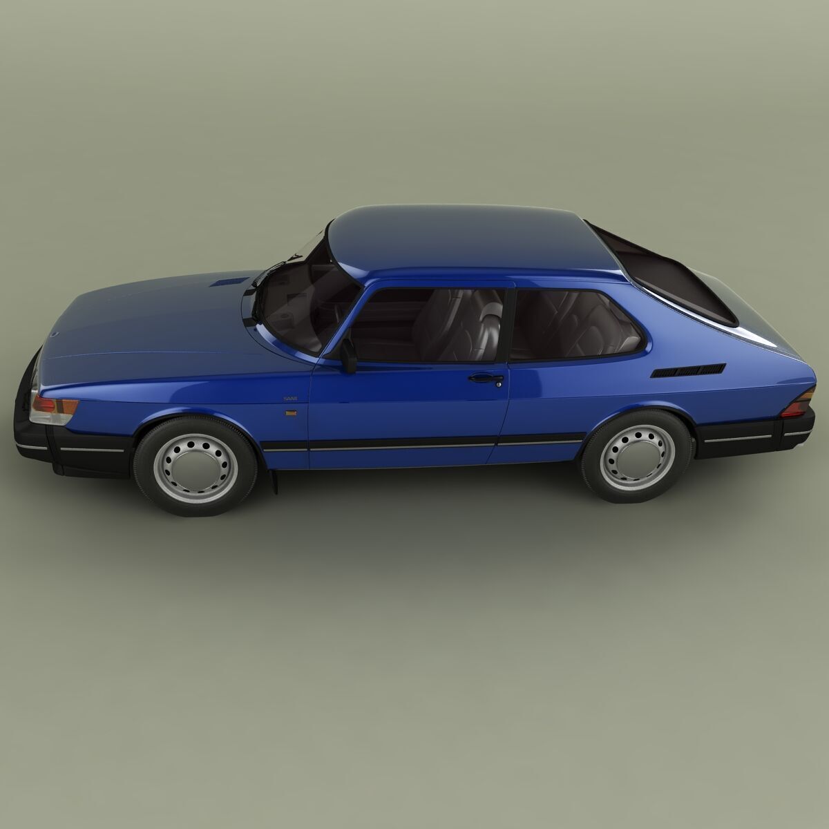 SAAB 900 3D model_6