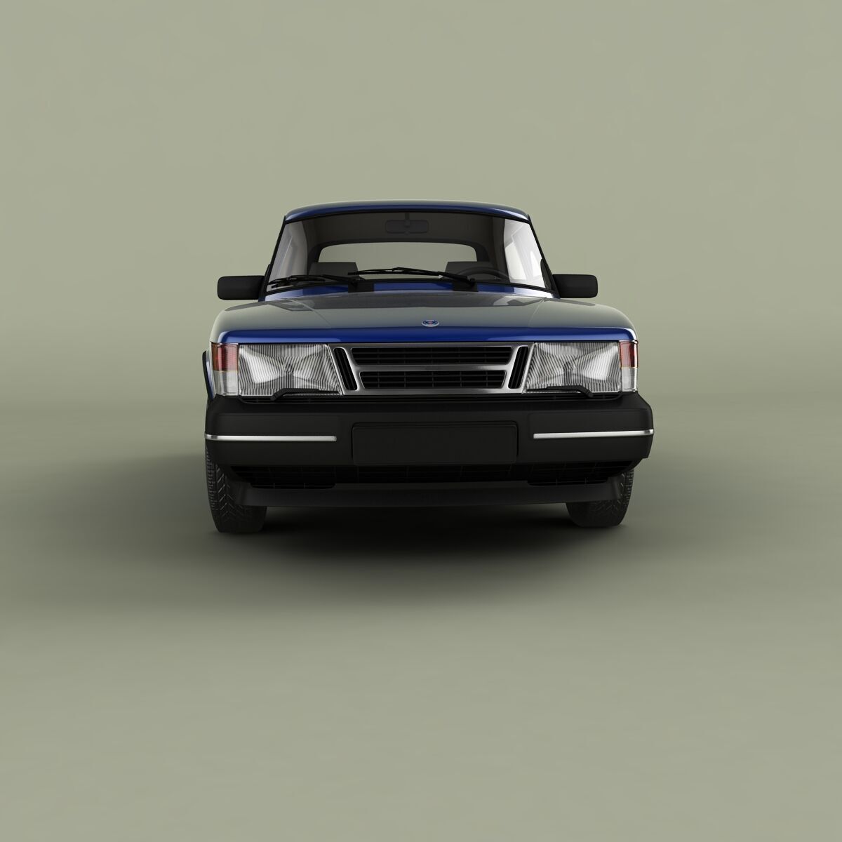 SAAB 900 3D model_4