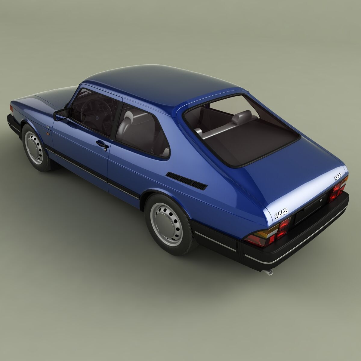 SAAB 900 3D model_7