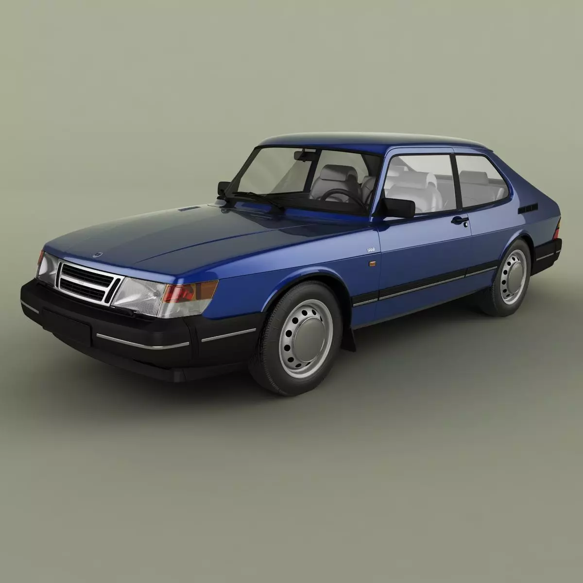 SAAB 900 3D model_0