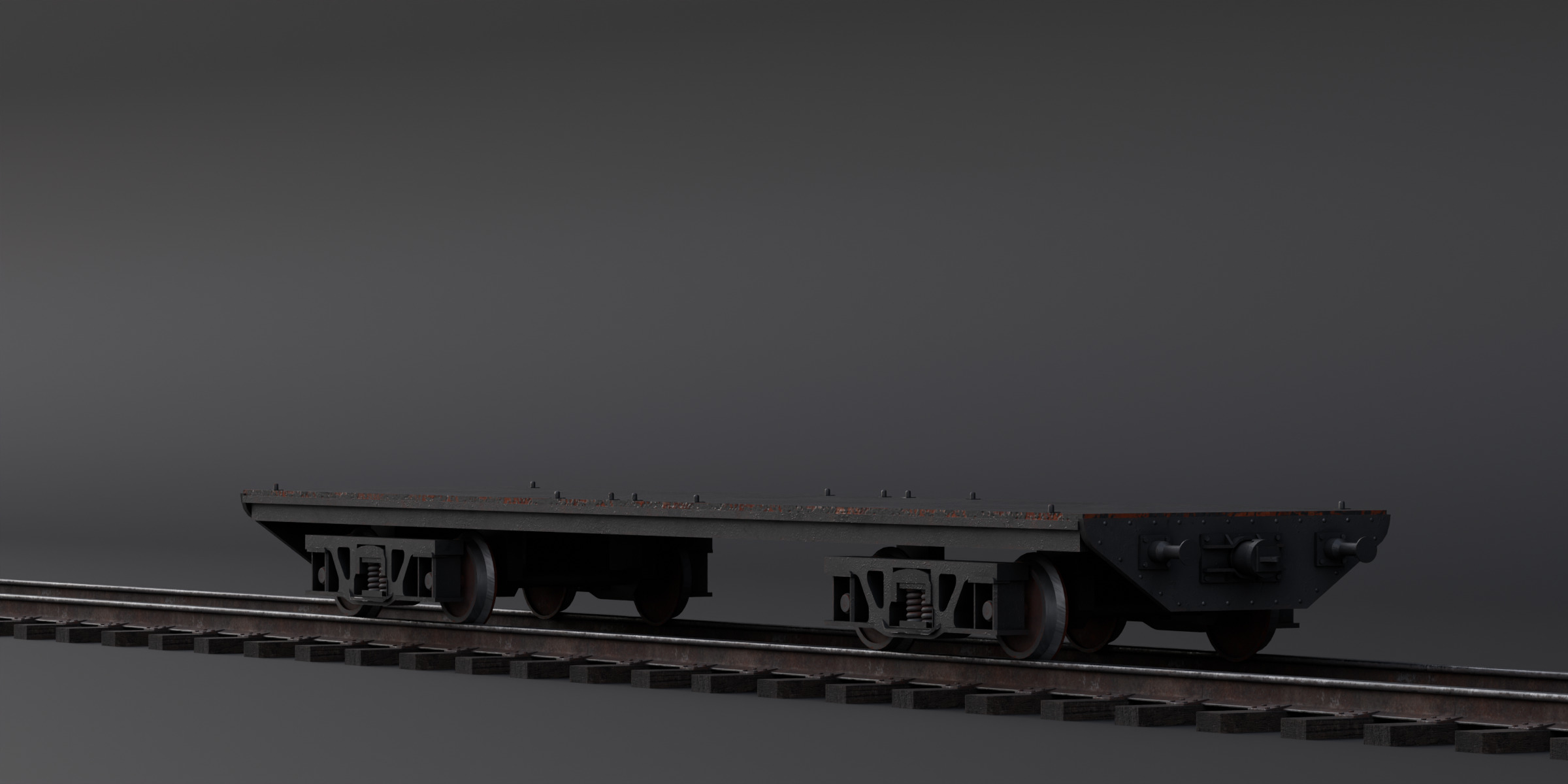 Train Pack Rig Low-poly 3D model_17