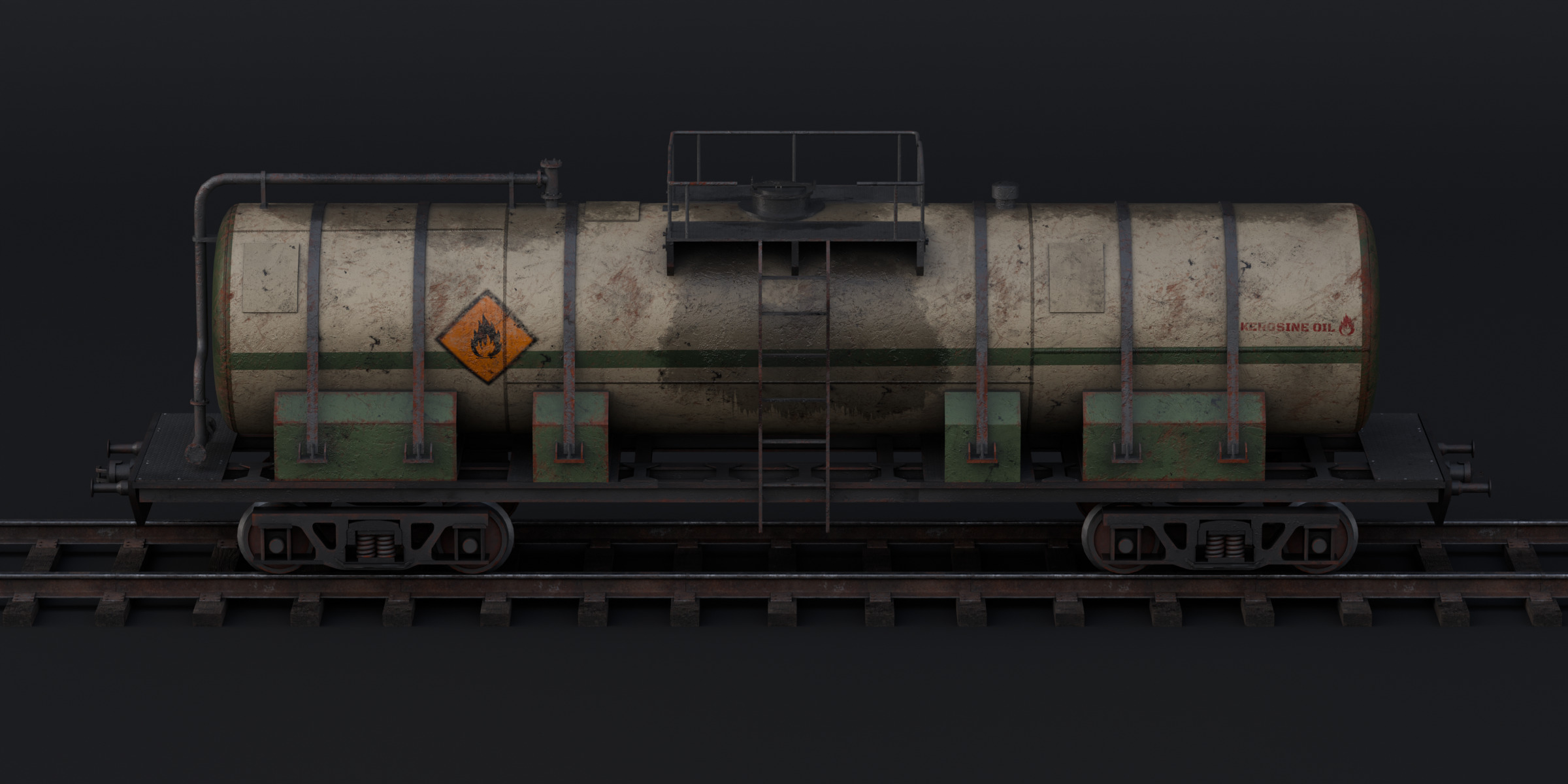 Train Pack Rig Low-poly 3D model_6
