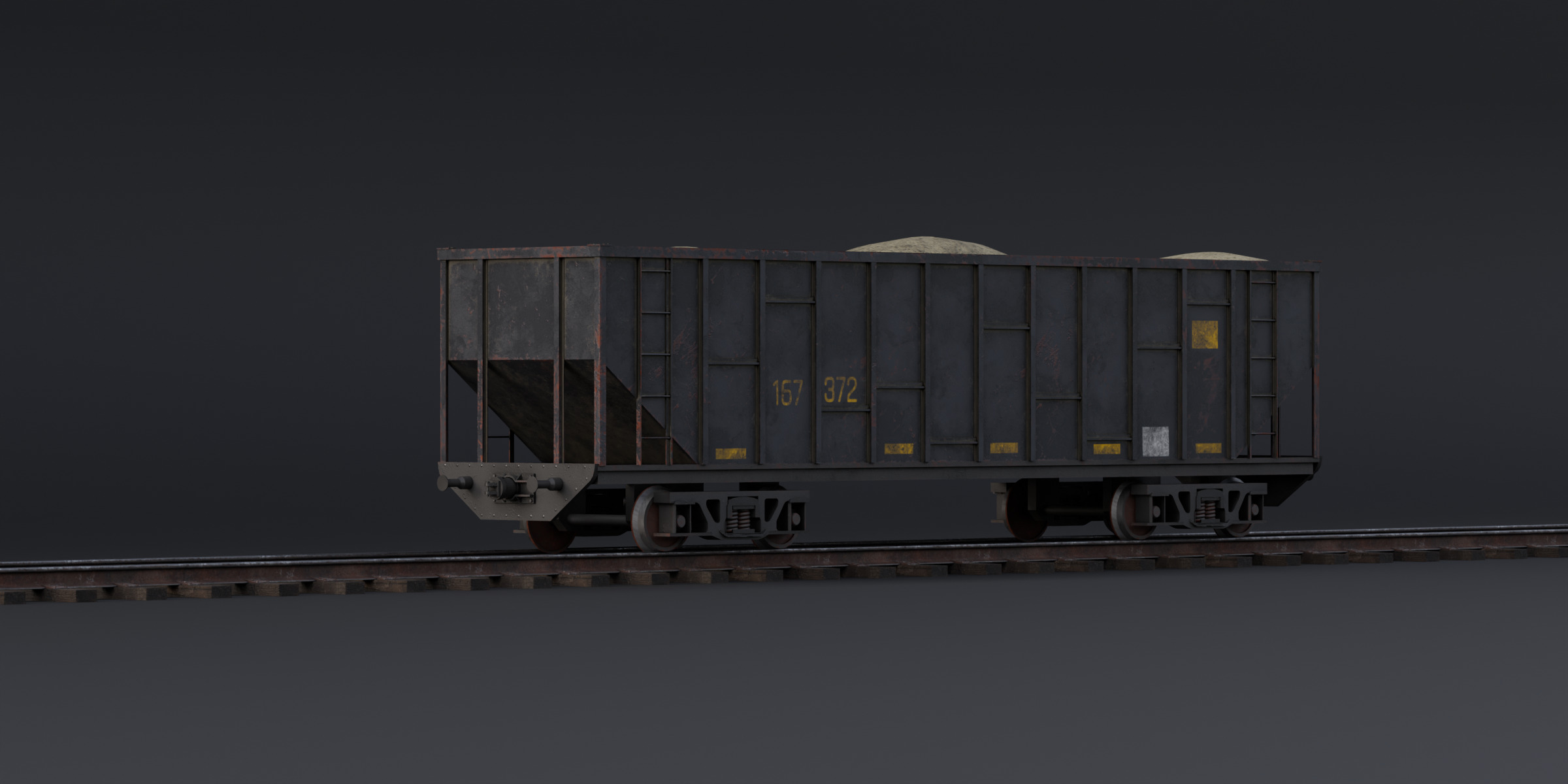 Train Pack Rig Low-poly 3D model_20