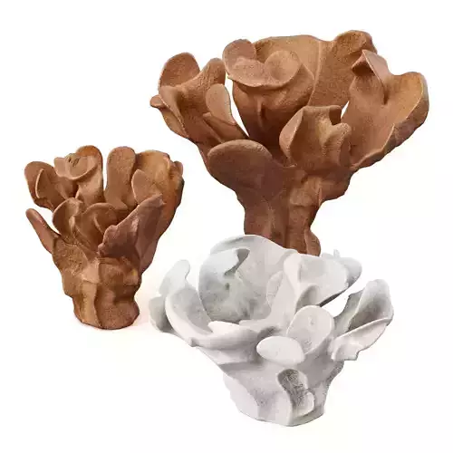 Coral decor art vase