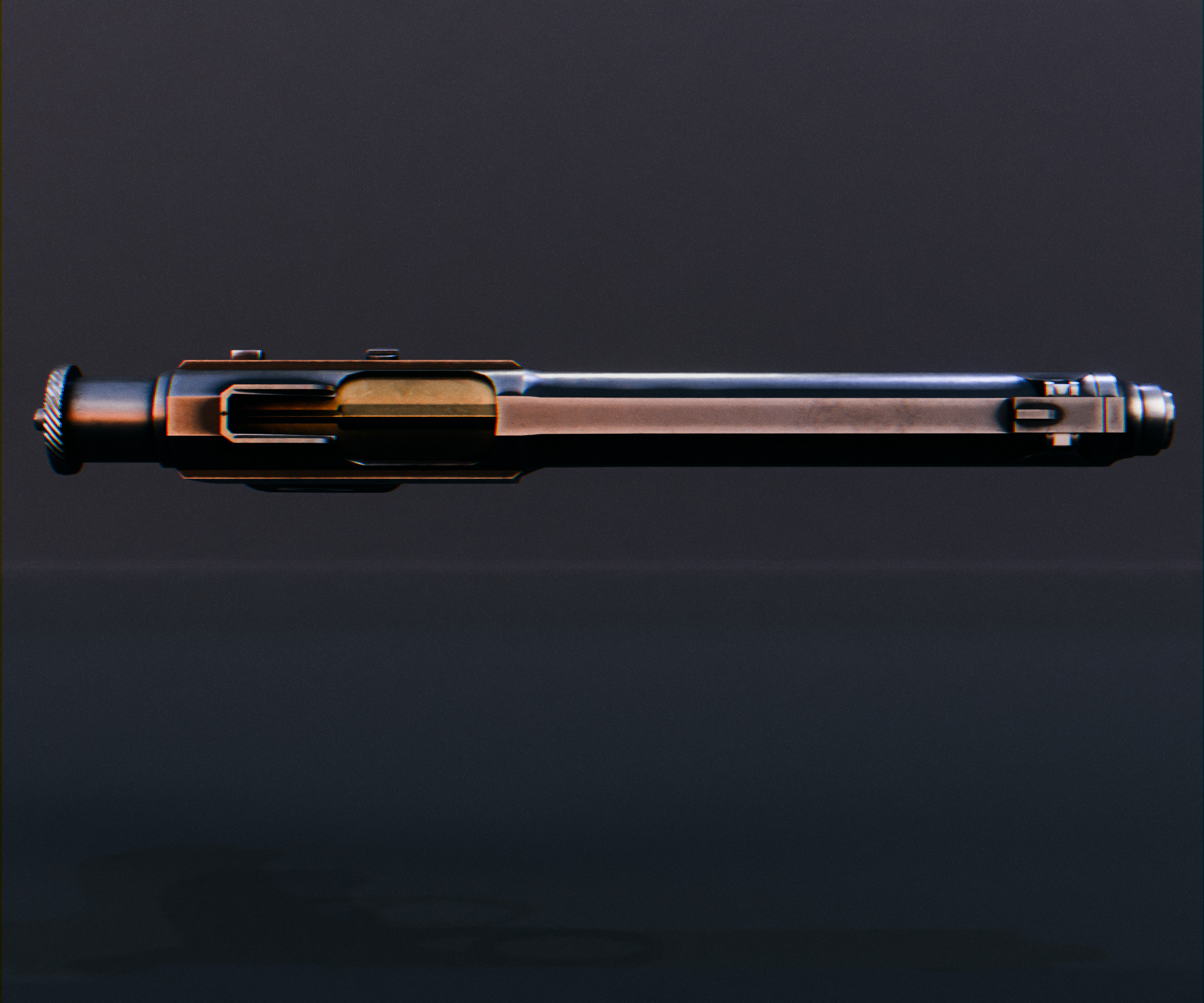 Roth-Steyr M1907 Low-poly 3D model_11