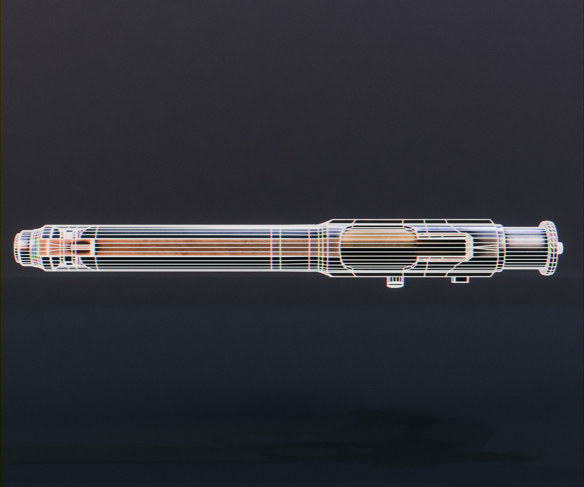 Roth-Steyr M1907 Low-poly 3D model_19