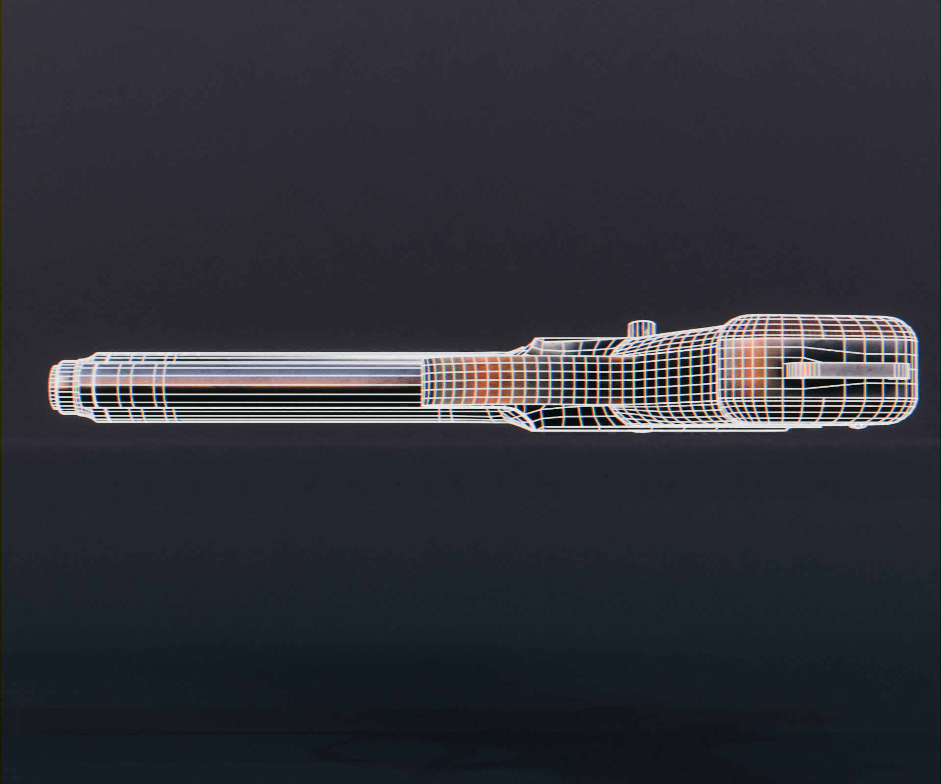 Roth-Steyr M1907 Low-poly 3D model_20