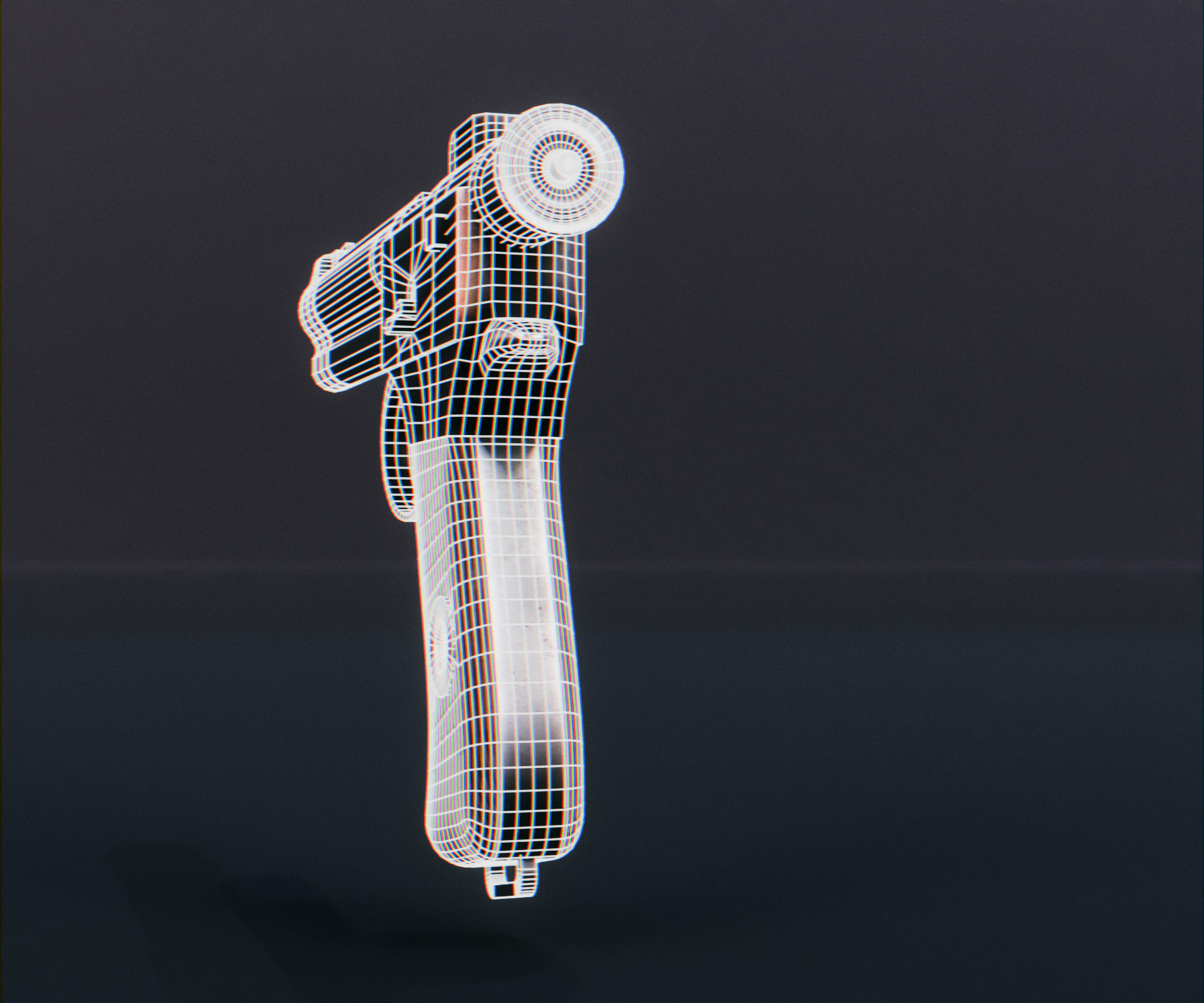 Roth-Steyr M1907 Low-poly 3D model_16