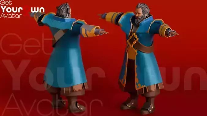 Knight Valor Rigged 3D Armored Warrior for SFM