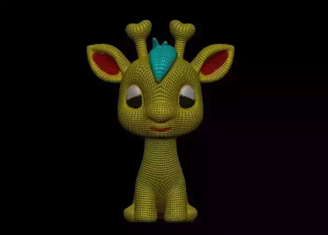 Cute Knitted Giraffe Decoration and jewelry