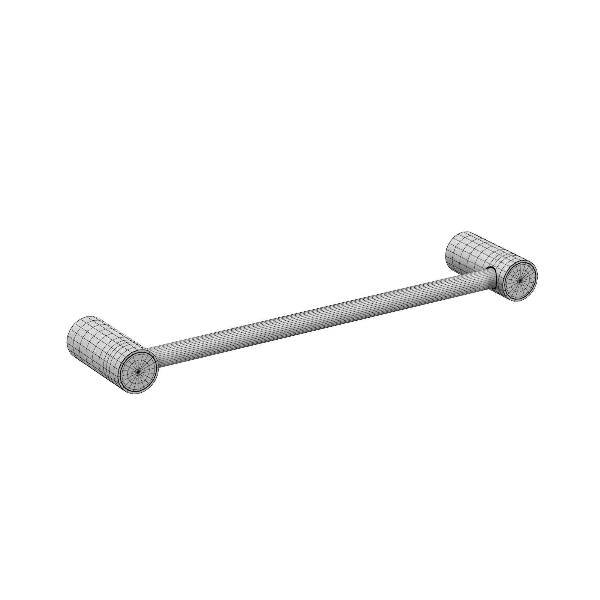 Vivid Slimline Hand Towel Rail 3D model_4