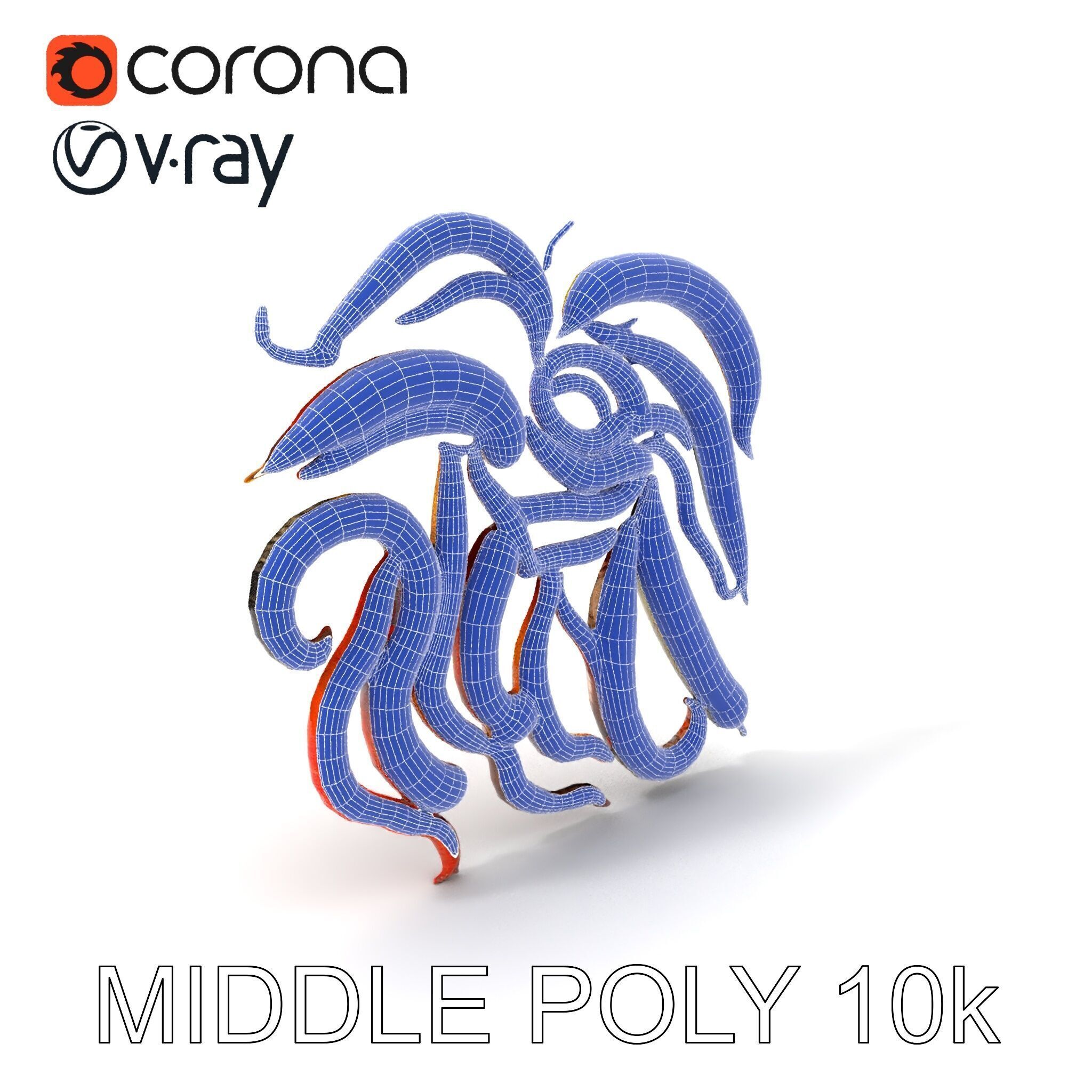 Realistic Centipede Model Pack Low-poly 3D model_6