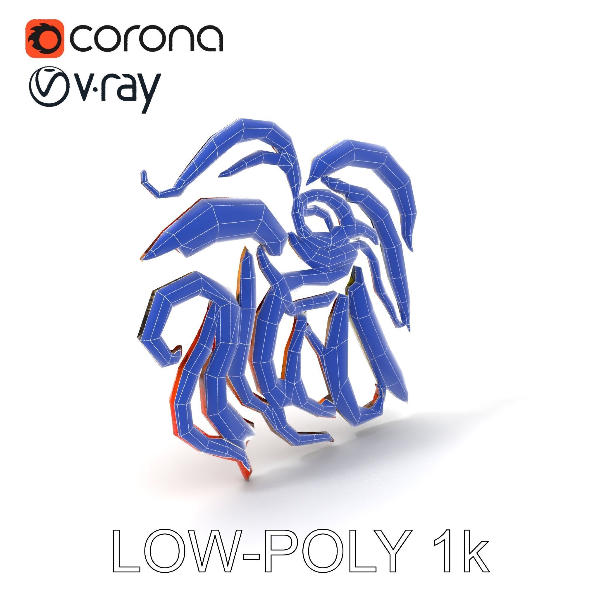 Realistic Centipede Model Pack Low-poly 3D model_25