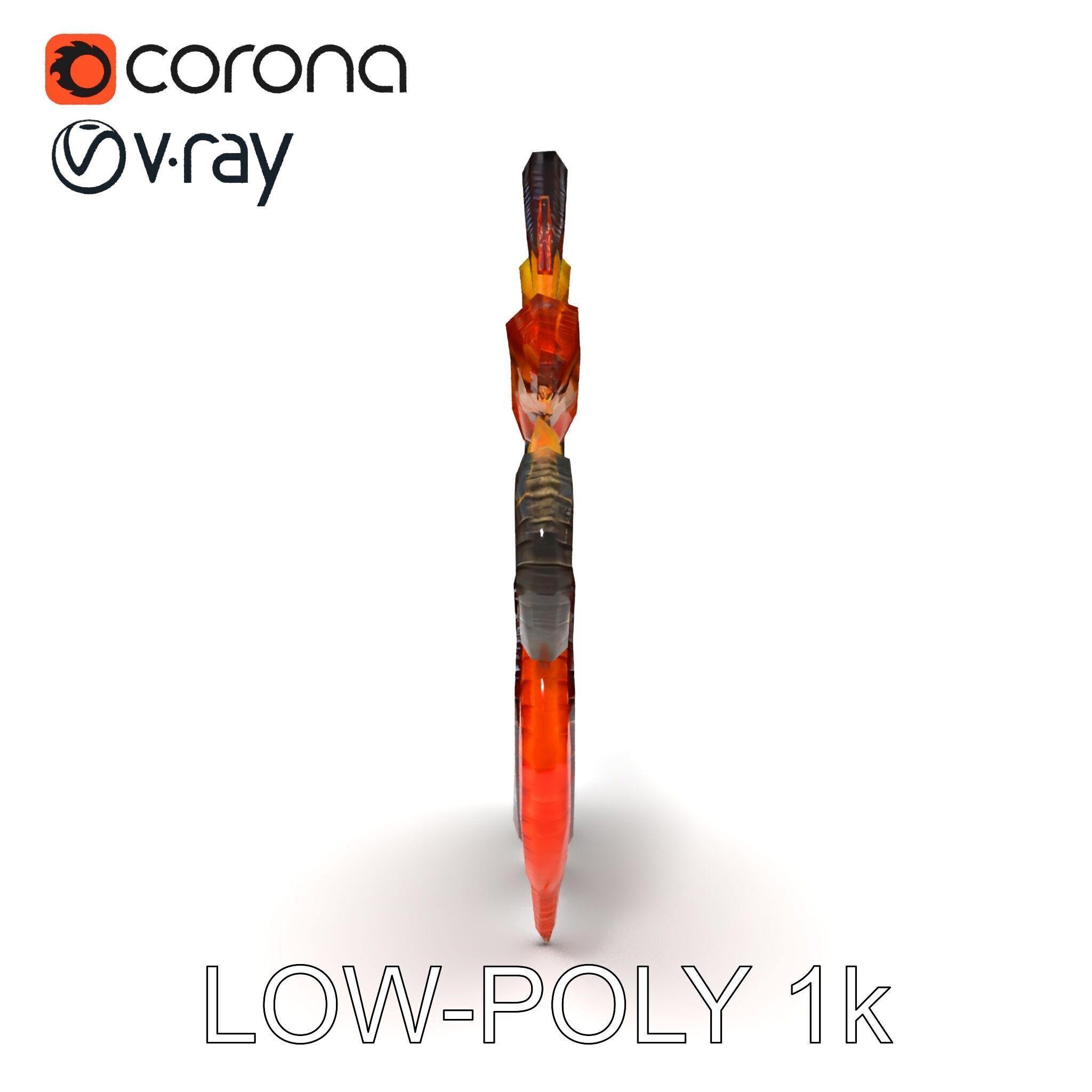 Realistic Centipede Model Pack Low-poly 3D model_34