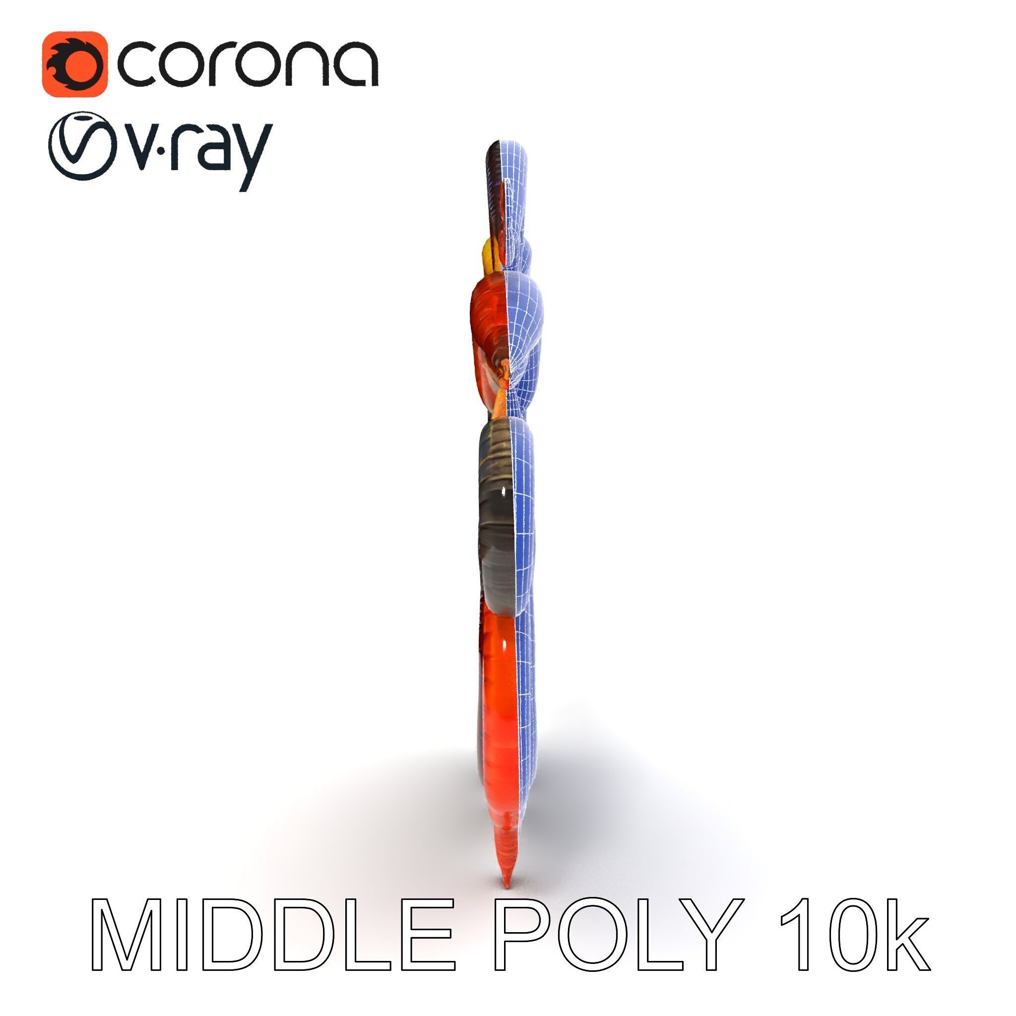 Realistic Centipede Model Pack Low-poly 3D model_33