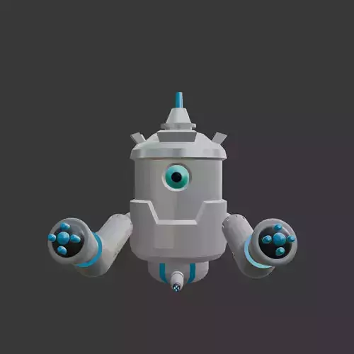 AA  Sci-Fi Combat Drone with Rigged Armature