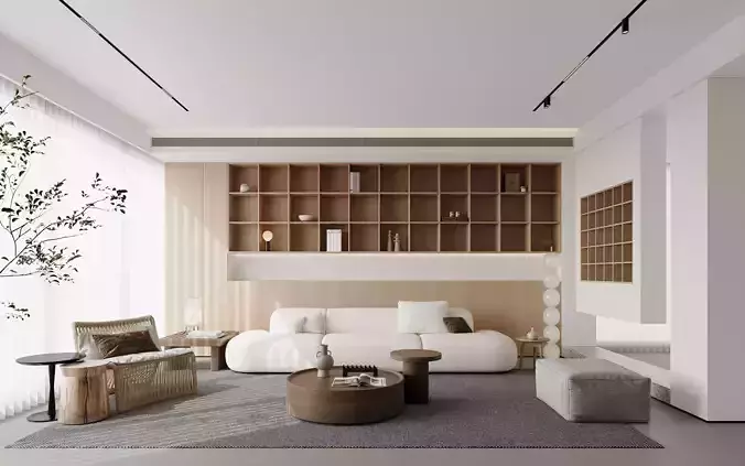 modern living room interior scenes 162