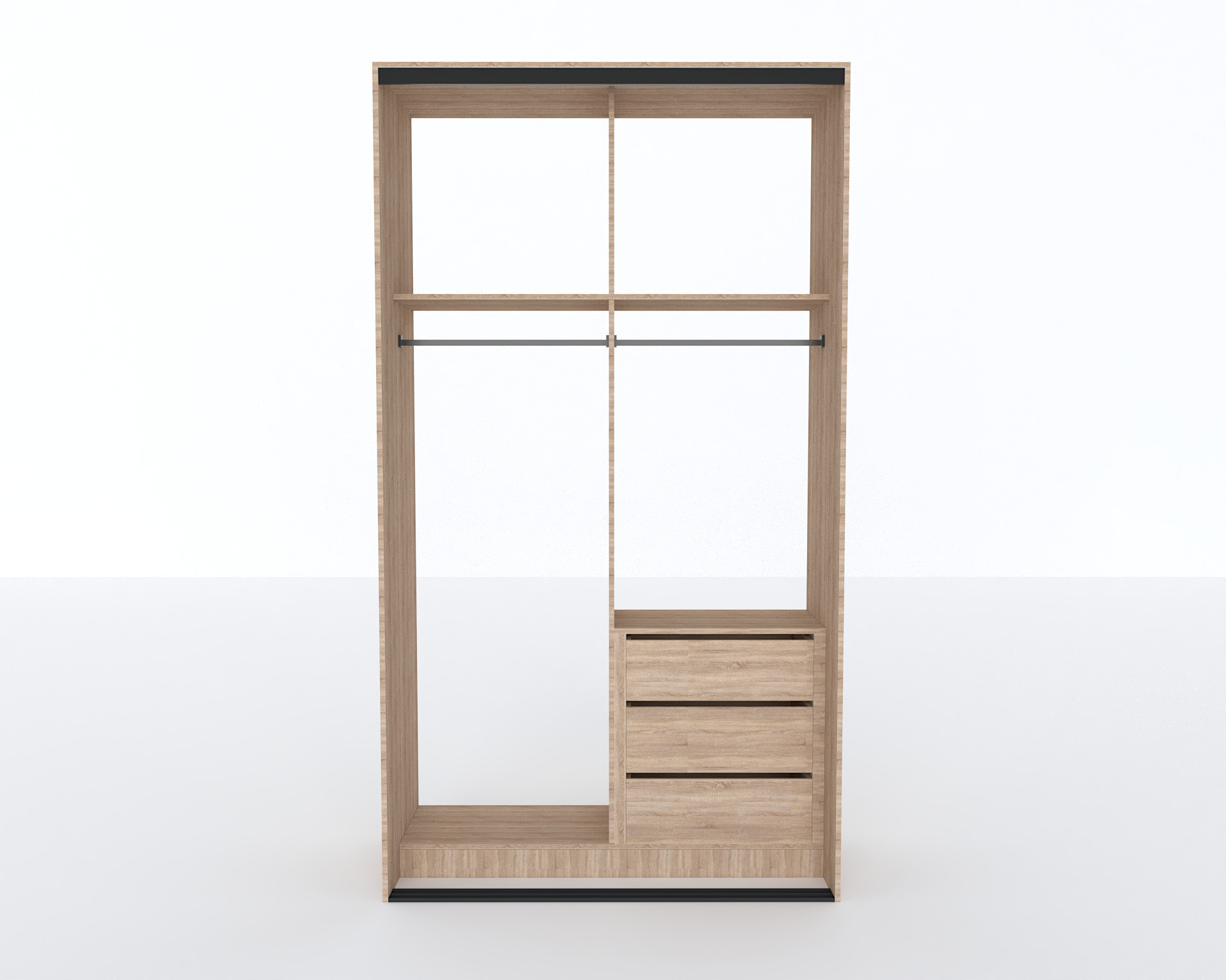Elite Closets Line - Model 04 Low-poly 3D model_6