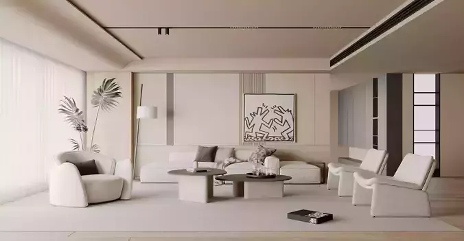 modern living room interior scenes 169