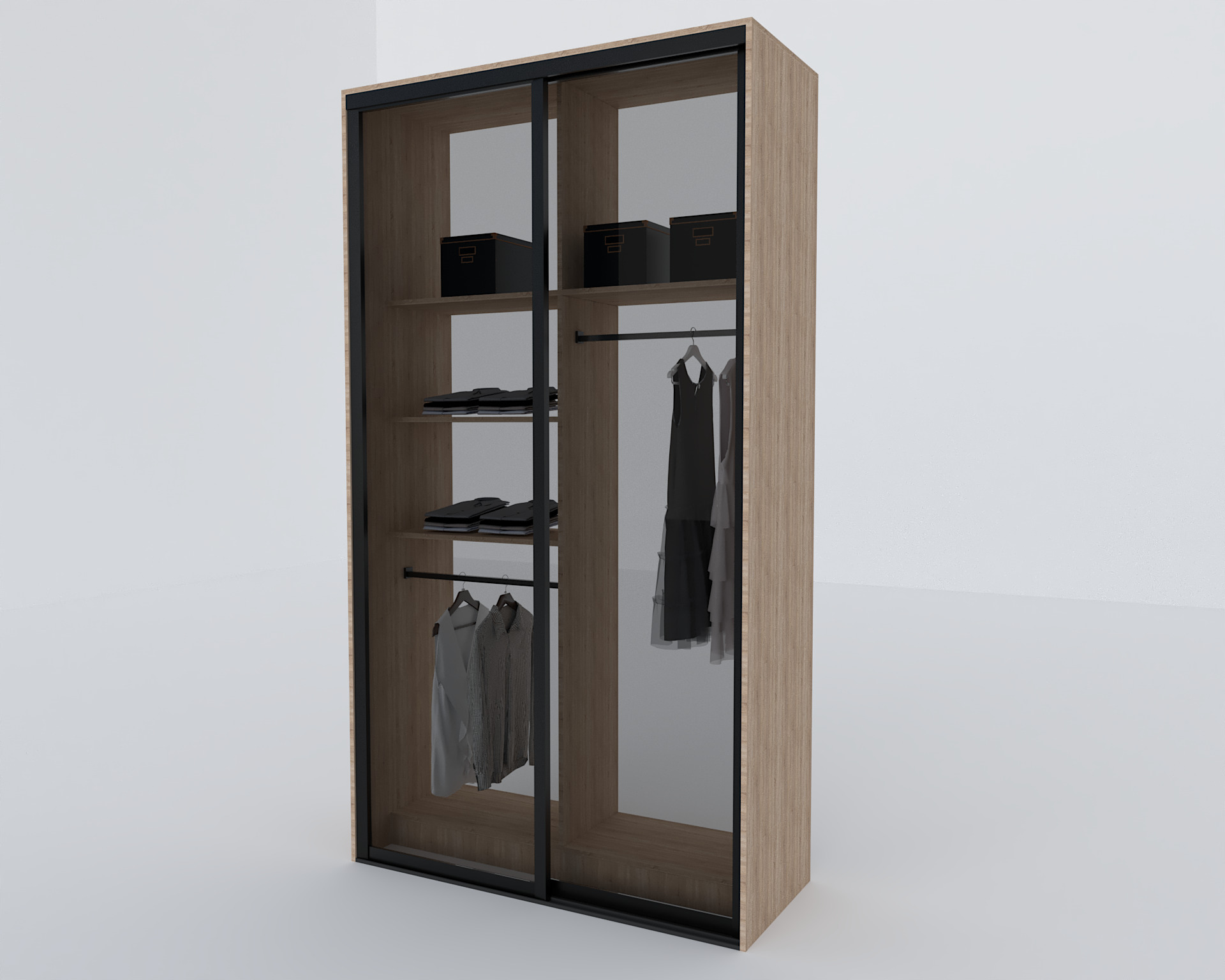 Elite Closets Line - Model 05 Low-poly 3D model_8
