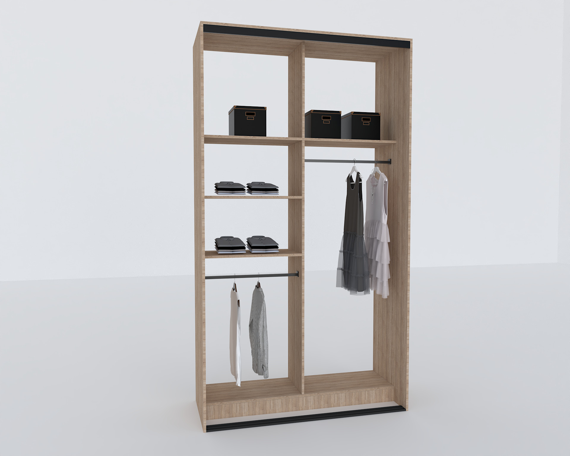 Elite Closets Line - Model 05 Low-poly 3D model_9