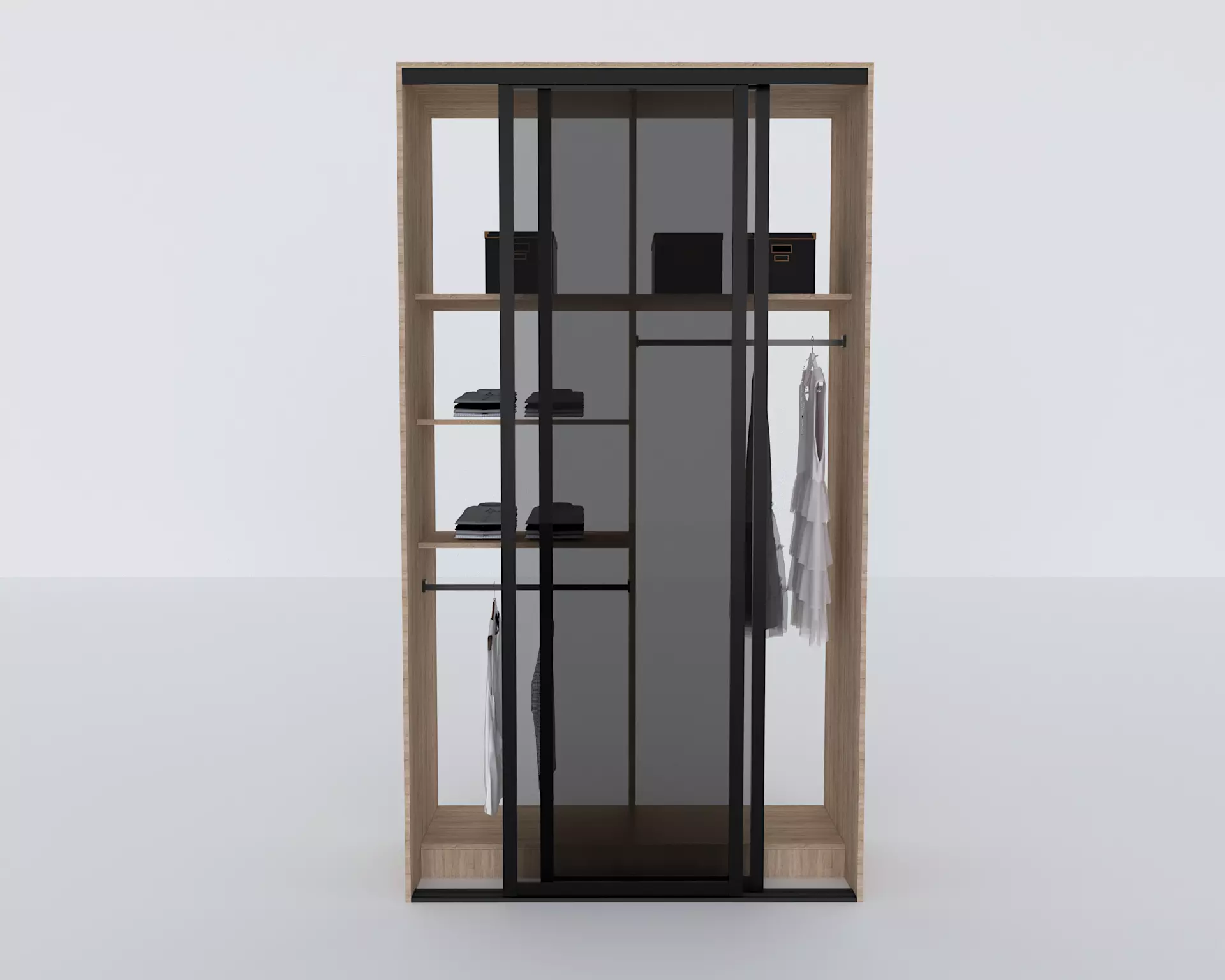 Elite Closets Line - Model 05 Low-poly 3D model_0