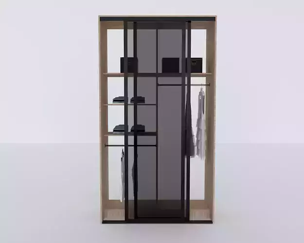 Elite Closets Line - Model 05 Low-poly 3D model