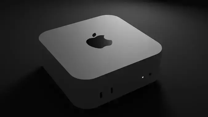 Mac mini M4 3D model