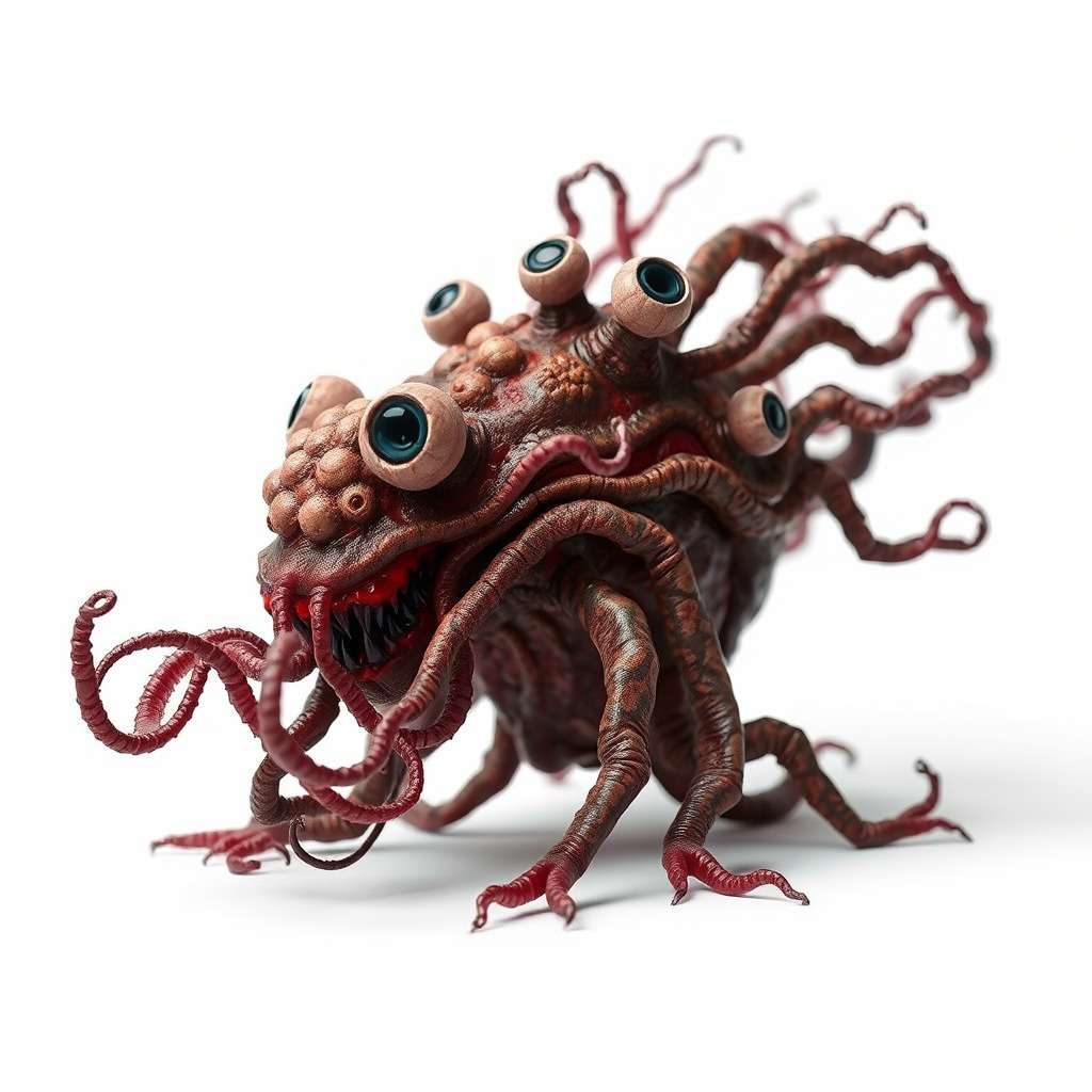 Alien Creature Model Pack for Game and Animation Low-poly 3D model_2