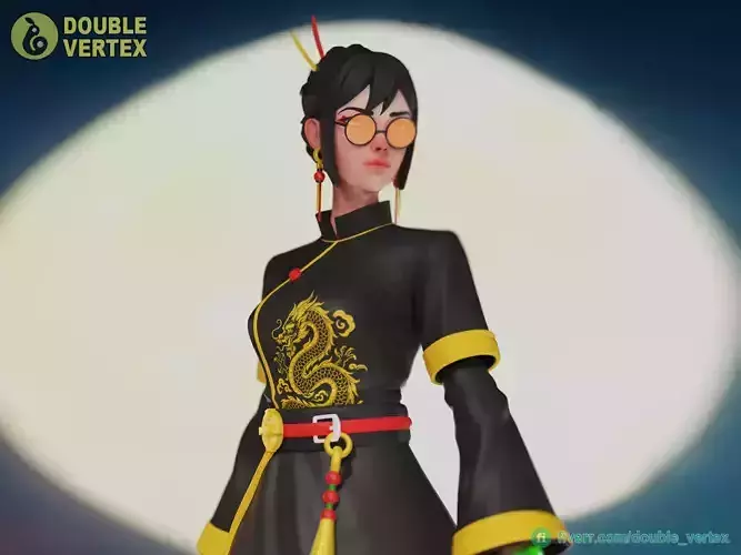 QingZhu - Original Character Figure Free 3D print model