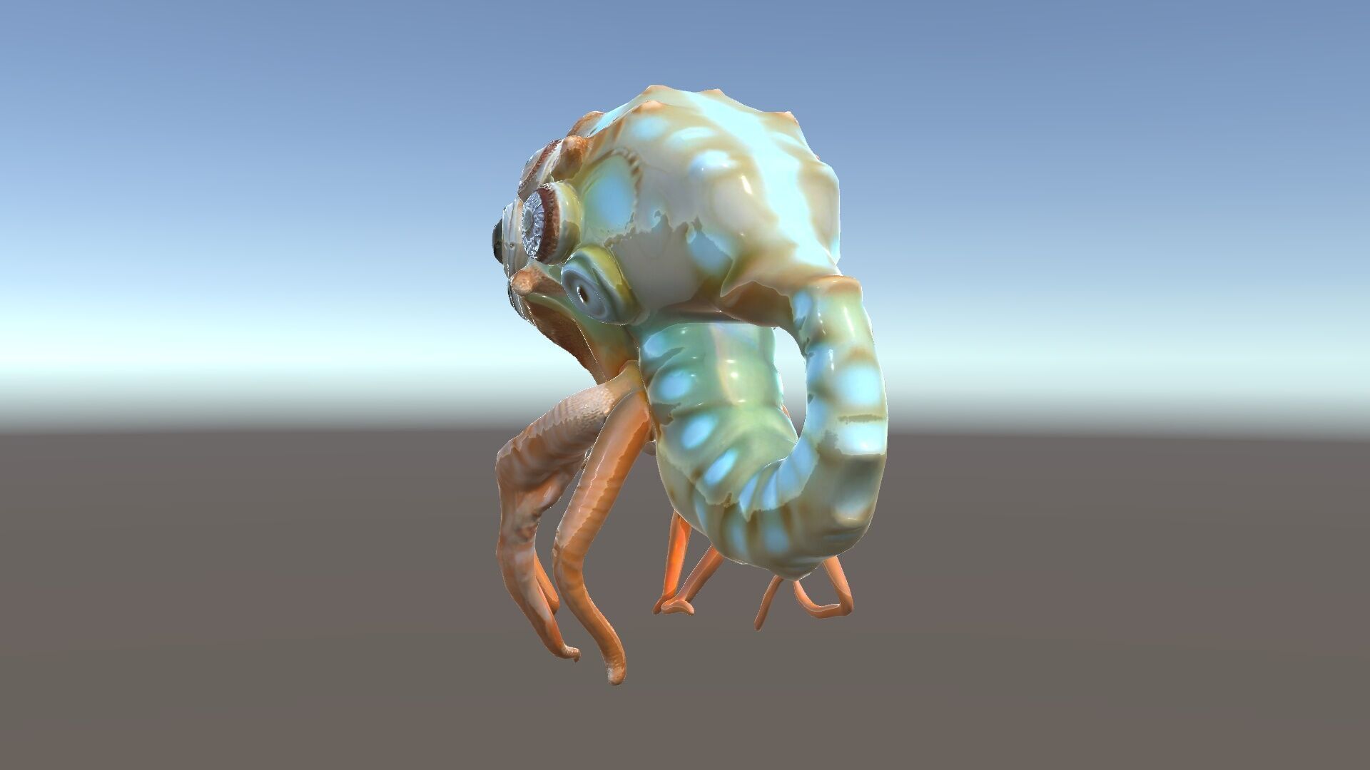 Alien Creature Model Pack with PBR Textures Low-poly 3D model_25