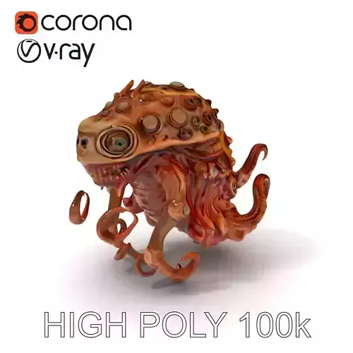 Alien Creature Model Pack for D Rendering and Game Design