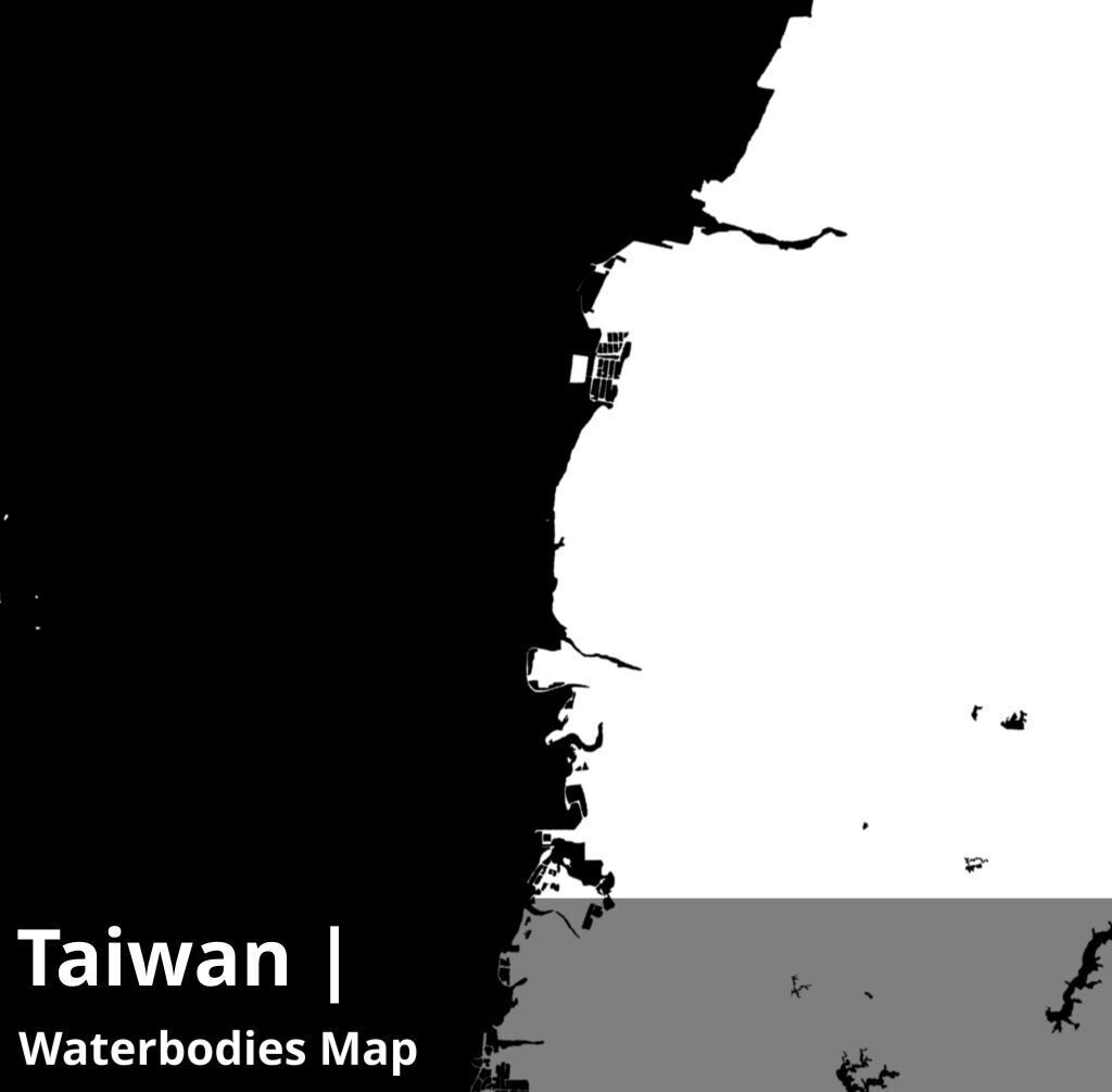 Taiwan Water Roads and Buildings 8k High resolution Maps Texture_14