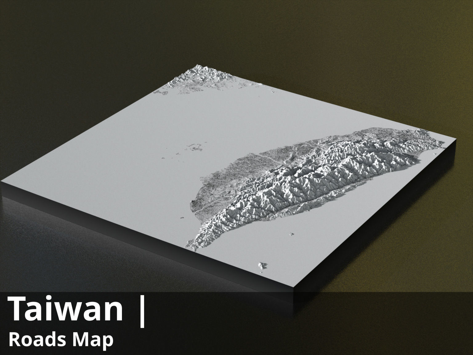 Taiwan Water Roads and Buildings 8k High resolution Maps Texture_2