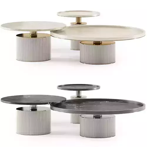 Tenor coffee table set 3D model
