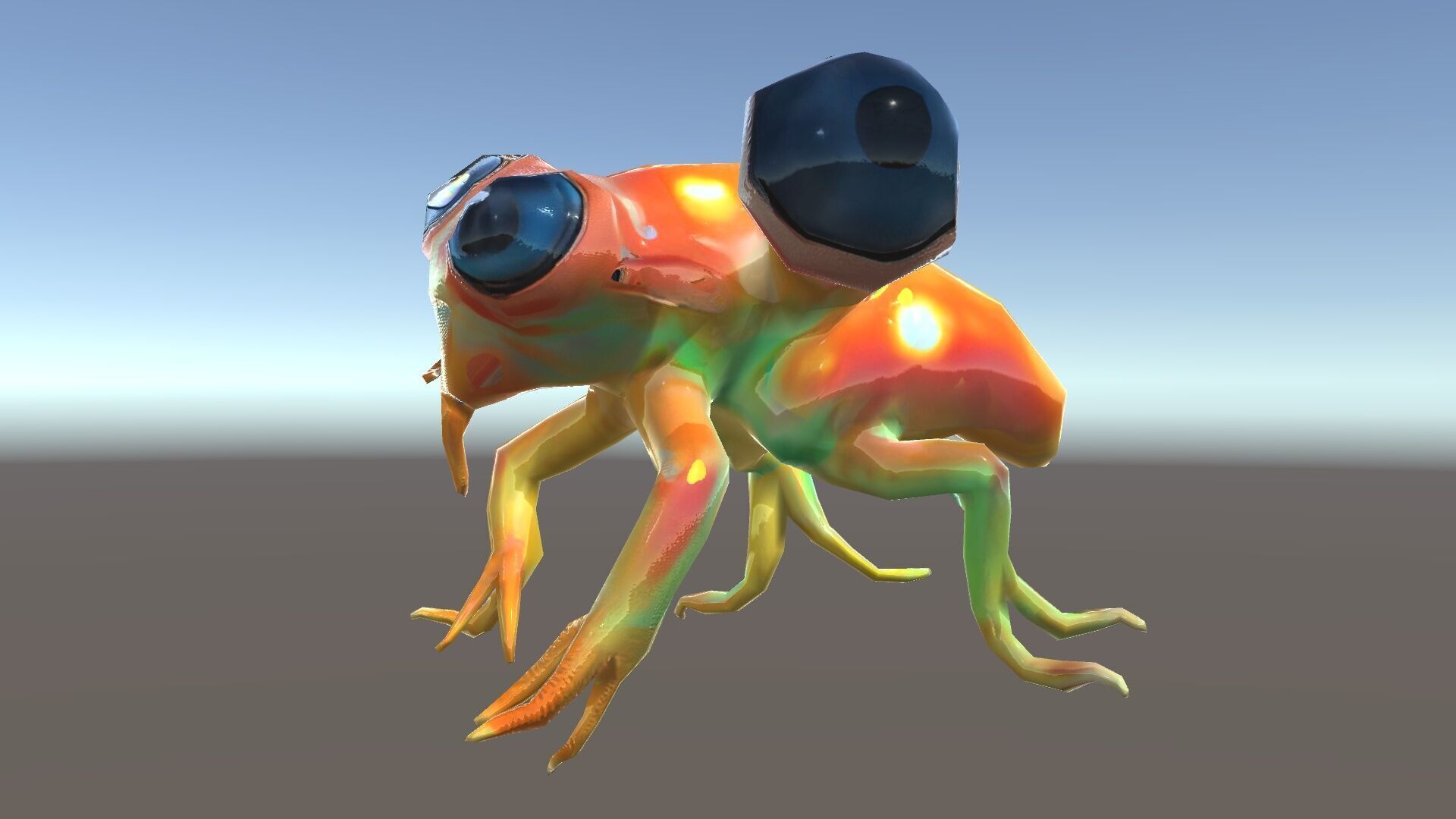Colorful Alien Creature D Model Pack Low-poly 3D model_15