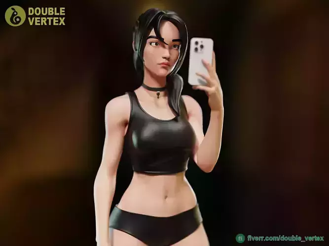 Linda Meilinda - DreadOut Game Figure for 3D Printing 3D print model