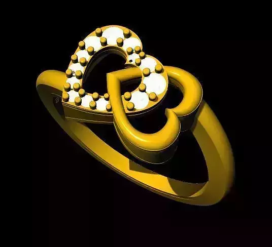 heart ring 3dm file