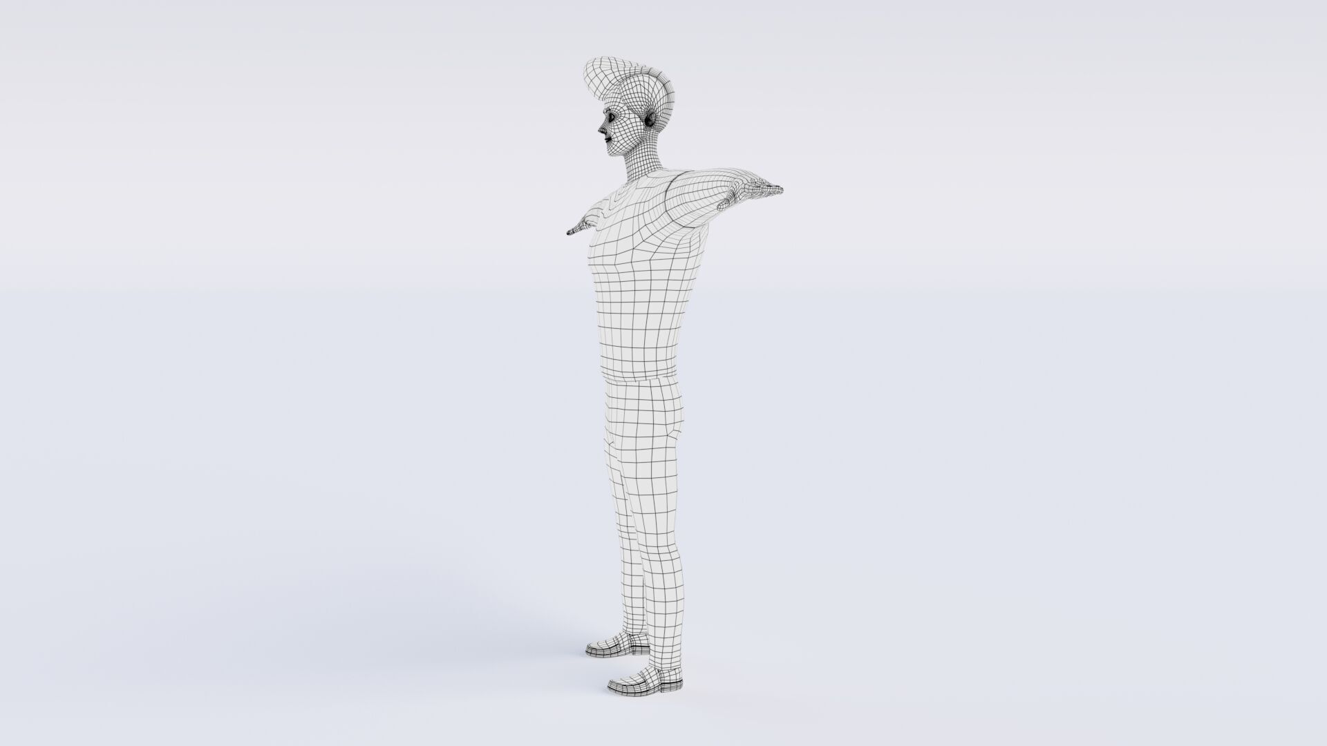 CartoonMan 3D model_12