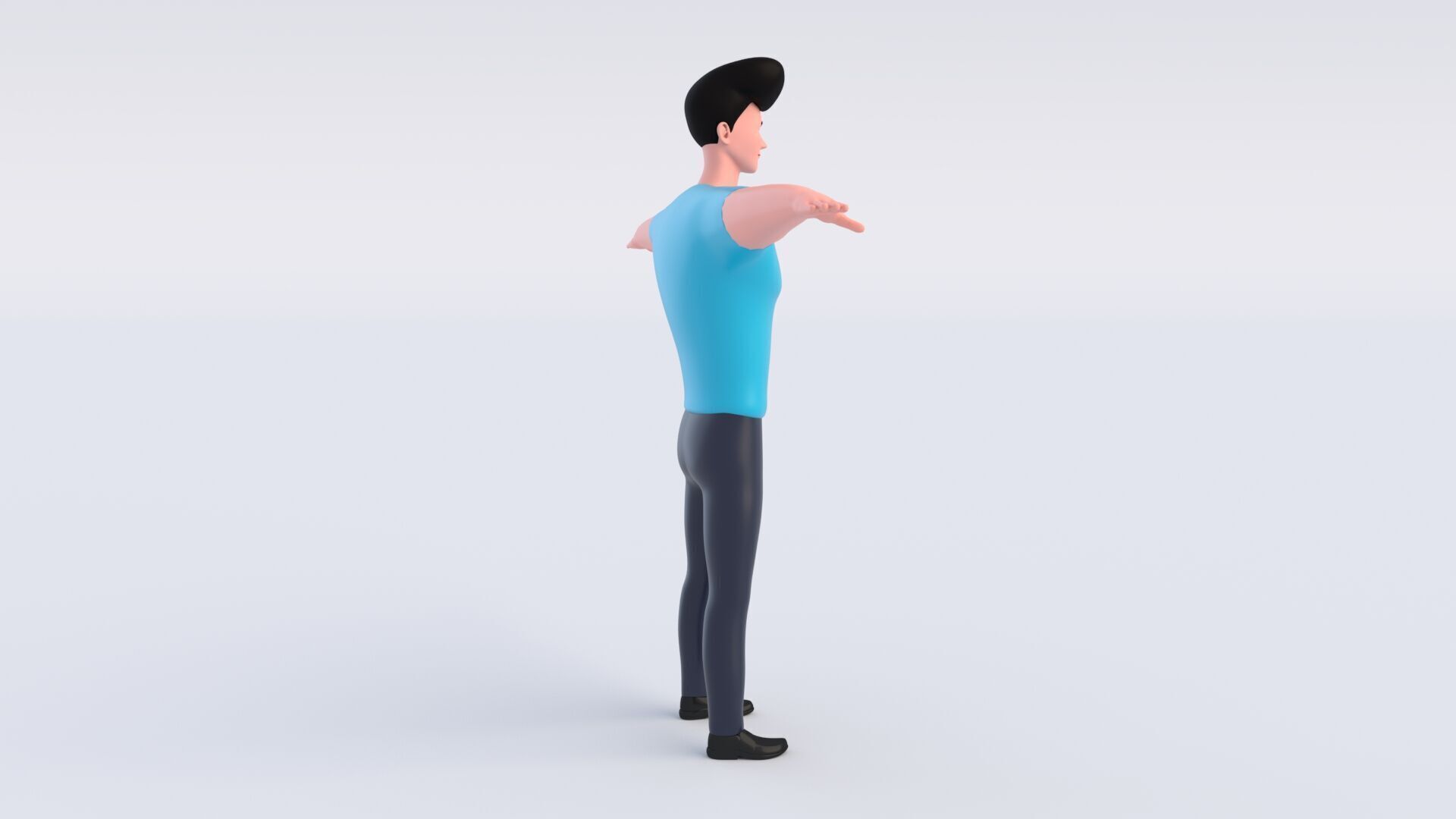 CartoonMan 3D model_5