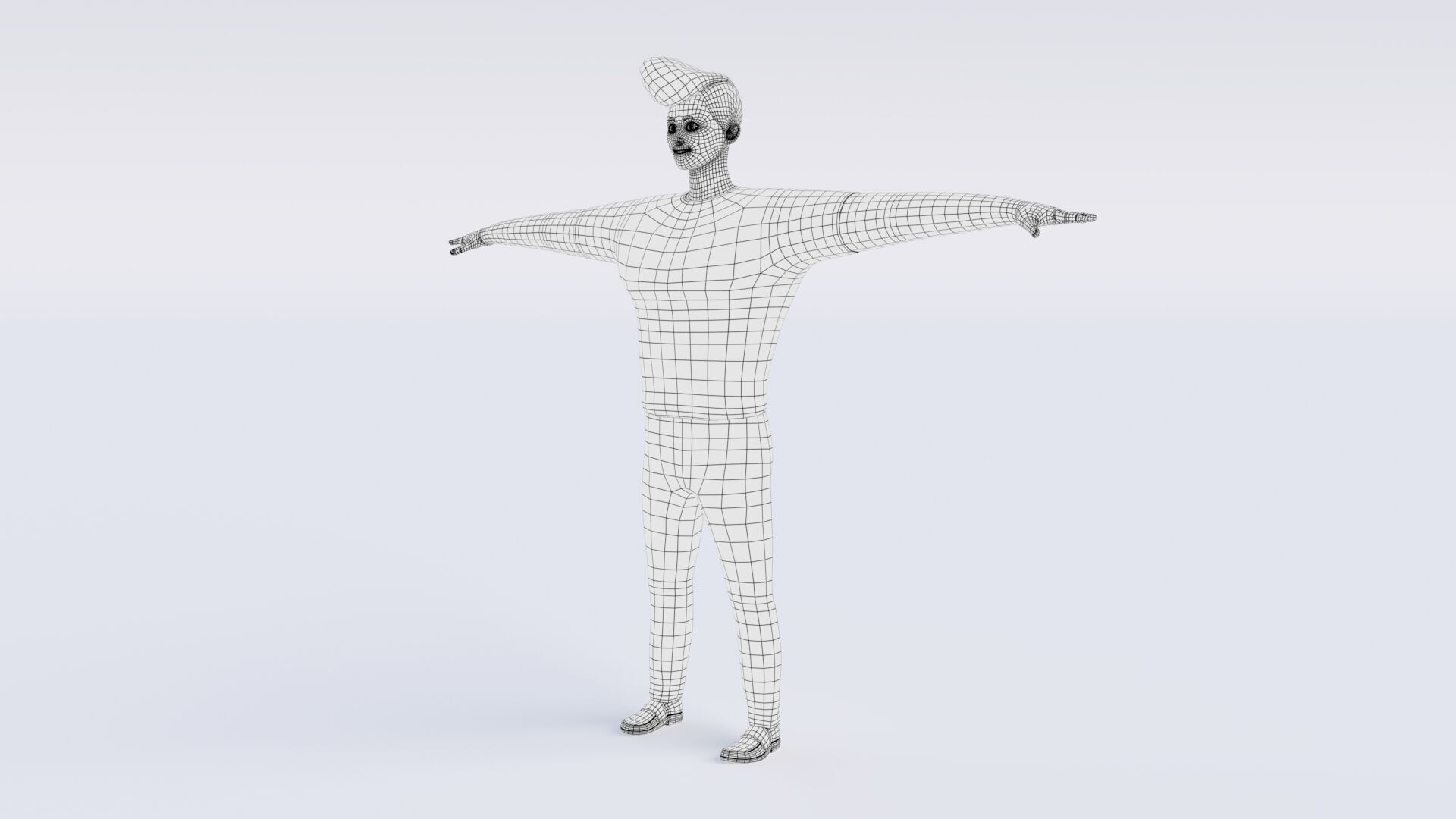 CartoonMan 3D model_16