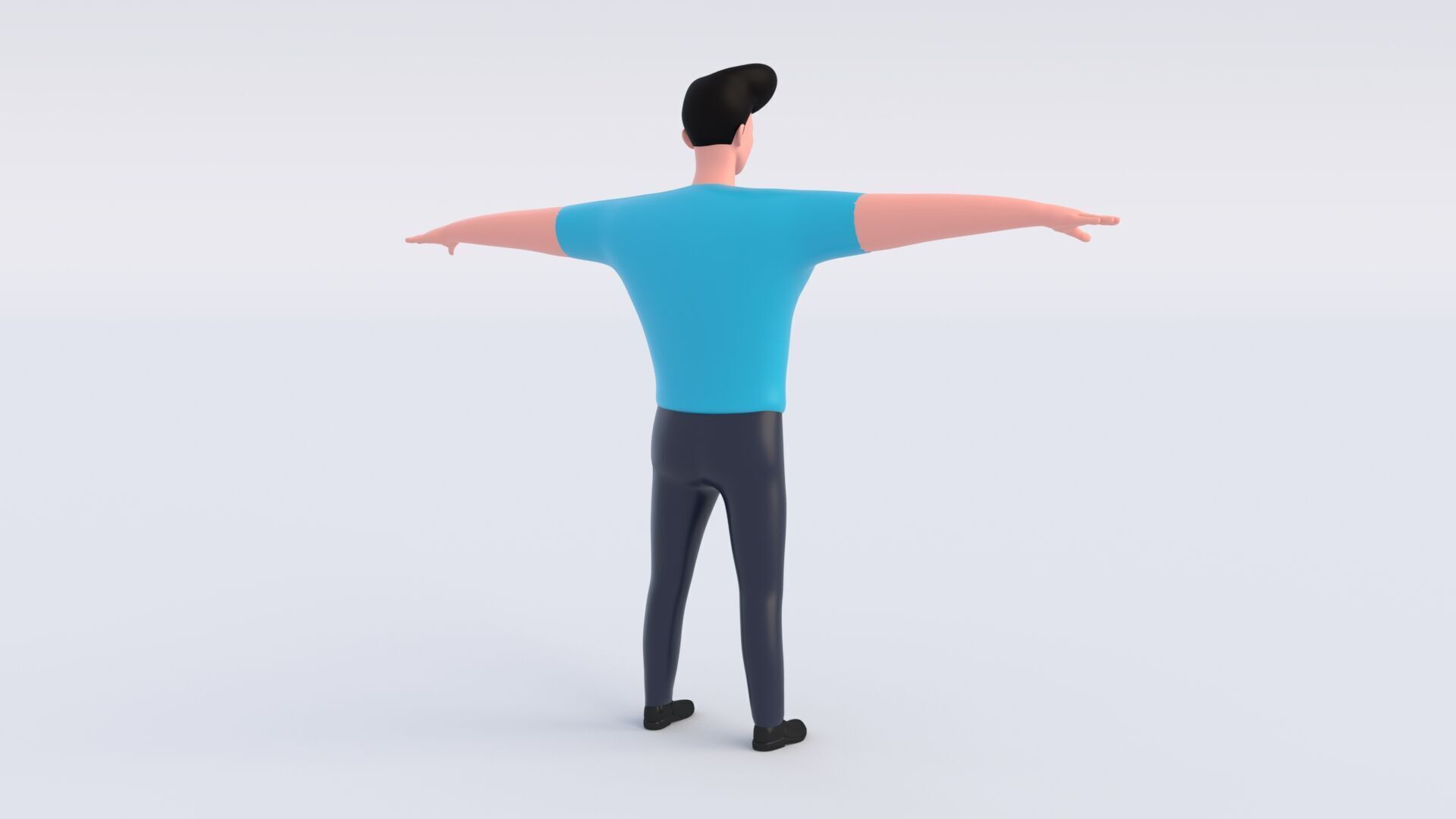 CartoonMan 3D model_7