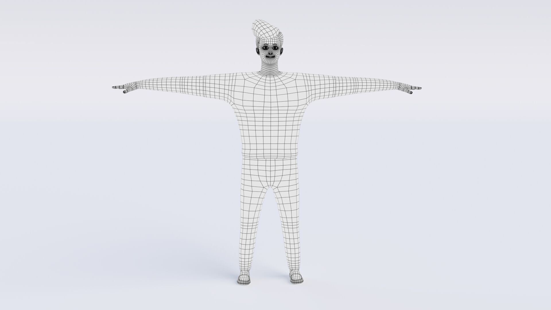 CartoonMan 3D model_9