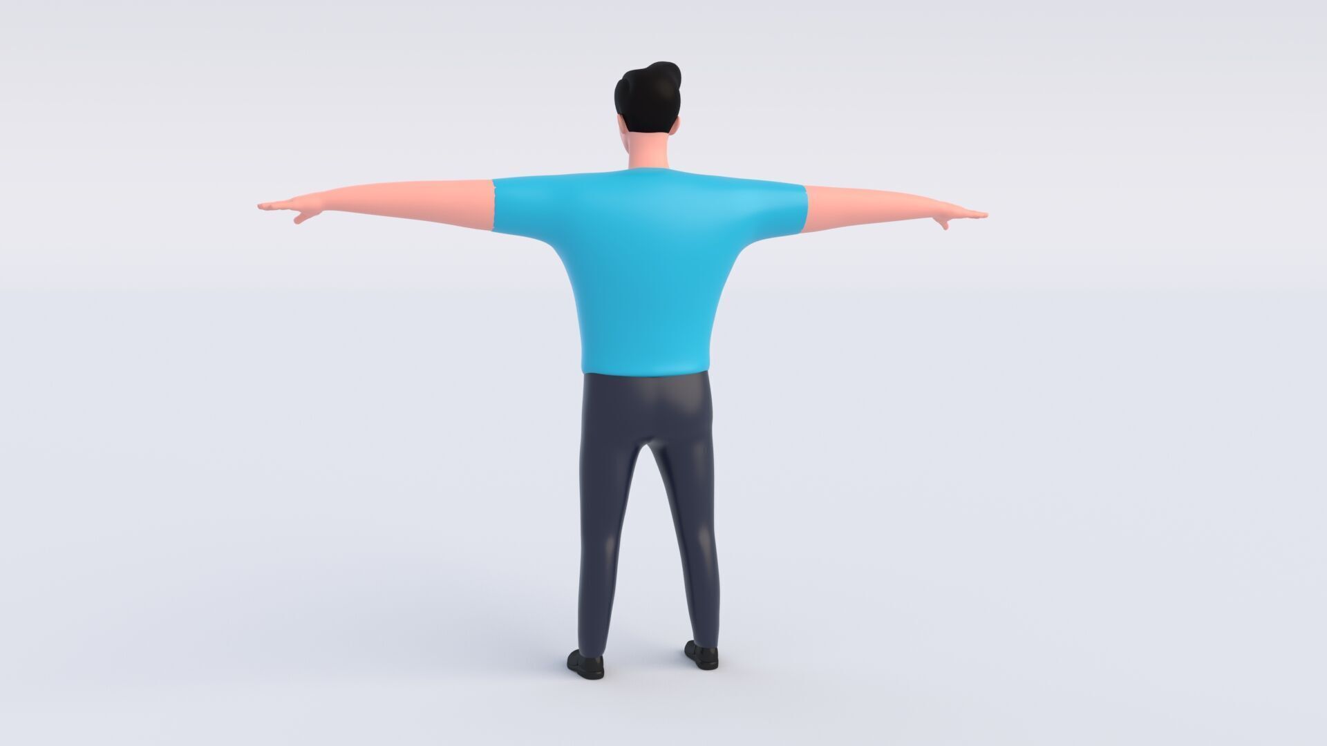 CartoonMan 3D model_4