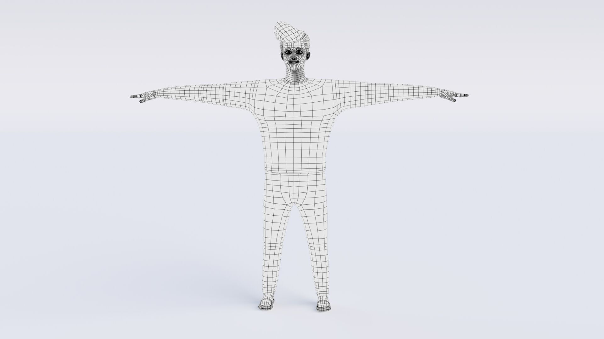 CartoonMan 3D model_17